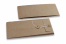 Kartonverpackung mit Kordelverschluss - 110 x 220 x 25 mm, braun-kraft | Briefumschlaegebestellen.at