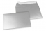 Farbige Kuverts Papier - Silber metallic, 114 x 162 mm | Briefumschlaegebestellen.at