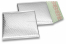 Luftpolstertaschen metallic umweltfreundlich - Silber 165 x 165 mm | Briefumschlaegebestellen.at