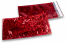 Rote  Holografische Metallic Folienkuverts - 114 x 229 mm | Briefumschlaegebestellen.at