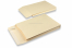 Faltentaschen Klotzboden - 262 x 371 x 40 mm, Creme | Briefumschlaegebestellen.at