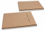 Kartonverpackung mit Kordelverschluss - 229 x 324 x 25 mm, braun | Briefumschlaegebestellen.at