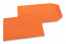 Farbigen Flachbeutel - Orange, 85 x 125 mm | Briefumschlaegebestellen.at