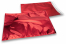 Rote Metallic Folienkuverts - 320 x 430 mm | Briefumschlaegebestellen.at