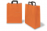 Tragetaschen aus Papier mit flachen Trageriemen - orange, 320 x 140 x 420 mm | Briefumschlaegebestellen.at